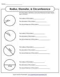 Imprimibles De Radio Y Diametro In 2020 Word Problem Worksheets Area Worksheets Human Body Worksheets