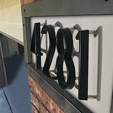 Modern mailbox numbers, modern numbers for mailbox or front door, modern vinyl decal numbers, mailbox decals, mailbox stickers, house number householdwords 5 out of 5 stars (10,758) $ 15.99. 5 Inch House Address Numbers Black Door Numbers Mailbox Numbers Floating Street Numbers Zinc Alloy Number 1 Pricepulse