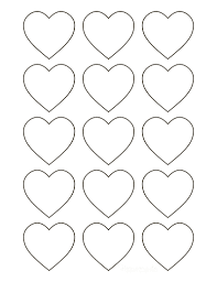 20 free printable heart templates patterns stencils