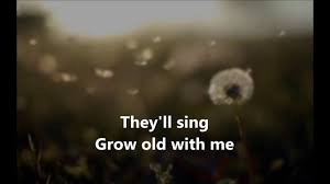 Comment and share your favourite lyrics. Tom Odell Grow Old With Me Lyric Video Youtube