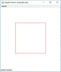 Draw A Ellipse And A Rectangle In Java Applet - Geeksforgeeks