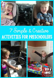 These activities are for counting numbers 1. 7 Easy Learning Activities For Preschoolers Red And Honey
