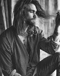 Uzun Sac Ve Kirli Sakal Modeli Tesettur Giyim Straight Hairstyles Long Hair Styles Men Long Hair Styles