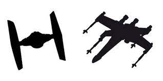 Items Similar To Tie Fighter Or X Wing Kill Decals On Etsy Star Wars Silhouette Star Wars Stencil Star Wars Canvas Art