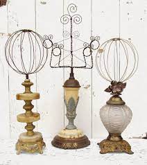 Sassytrash June 2011 Vintage Lamp Bases Jewellery Display Craft Booth