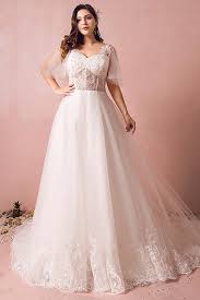 Shop Affordable Flowy Plus Size A Line Lace Wedding Dress Tulle Corset With Long Train O Wedding Dresses Lace Backless Wedding Dress Backless Wedding