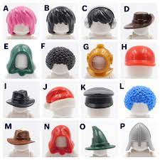 Lego New Minifigure Hats Hair Wigs Headgear Boy Girl Town City Star Wars  More | eBay
