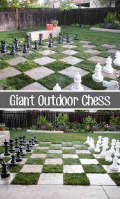 32 Fun Diy Backyard Games To Play For Kids Adults Outdoor Chess Backyard Games Diy Backyard