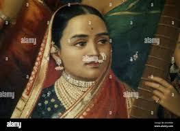 Miniature painting lady hi-res stock photography and images