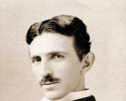 Nikola Tesla'nın portresi resmi