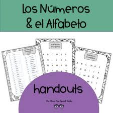 Spanish alphabet cheat sheet preschool spanish, learning spanish for kids, spanish . Free Spanish Numbers And Alphabet Handouts Los Numeros Y El Alfabeto