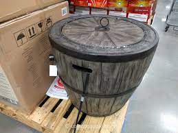 Costco has the global outdoors 27 wine barrel gas fire table in stock for a limited time. Faux Concrete Gas Fire Pit