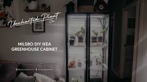 The highest cost to get your diy greenhouse going will be the heating and supplemental lighting in case of any overcast weather. Diy Ikea Greenhouse Cabinet Uncharted Plant Co Milsbo Build Hack Youtube