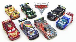 Disney Cars 2 Neon Racers Metallic Finish Lightning Mcqueen Shu Todoroki Lewis Hamilton Target Wgp Hi Youtuber Disney Cars Disney Pixar Cars Lightning Mcqueen