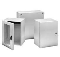 Hoffman LHC252015SS | InLine Hinged Cover 1/4-Turn Latch Type 4X,  250x200x150mm, SS 304