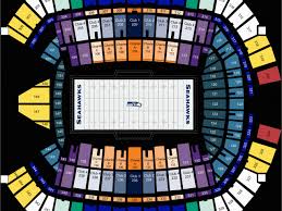 Georgia Dome Seat Map Seattle Seahawks Seating Chart At