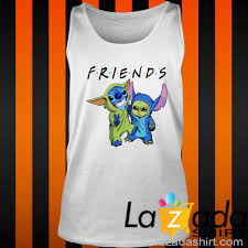 Official Baby Stitch And Baby Yoda Friends Shirt Hoodie Sweatshirt Long Sleeve