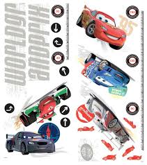 Disney Cars Growth Chart Wall Decals