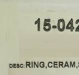 Novellus Systems 15-042154-00 Ceramic SHHD Ring New Surplus ...