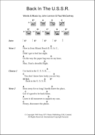 Back to black lyrics chords. Back In The U S S R Guitar Chords Lyrics Zzounds