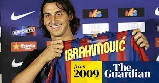 Zlatan ibrahimovic a rejoint lionel messi et thierry henry pour former une ligne d'attaque qu'on n'osait. Zlatan Ibrahimovic Signs Five Year Deal At Barcelona Transfer Window The Guardian