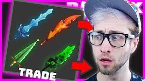The first godly gun you saw was the laser gun, i paused it and saw it. Trading All My Godly Weapons In Murder Mystery 2 In Roblox Youtube Cute766