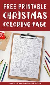 Free Printable Christmas Colouring Page Fun And Relaxing Printable Christmas Coloring Pages Christmas Printables Free Christmas Printables