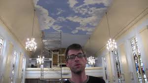 A wide variety of decorative ceiling painting options are available to you, such as subjects, project. Painting Clouds On A Ceiling Youtube