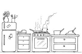 Un cocinero un poco miope ha metido todas. Cocina Edificios Y Arquitectura Colorear Dibujos Gratis