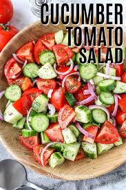 In a salad bowl, toss the lettuce and corn. Cucumber Tomato Salad Spend With Pennies