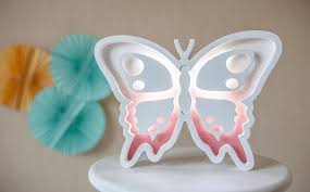 Butterfly Decorative Night Light Unique Children S Night Light By A Matter Of Style