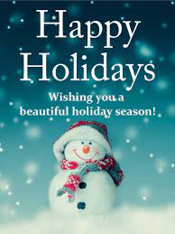 Cheerful Snowman Happy Holidays Card Birthday Greeting Cards By Davia Happy Holiday Cards Happy Holidays Wishes Happy Holidays Greetings