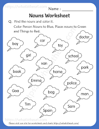 Maybe you would like to learn more about one of these? Nouns Worksheets For Grade 1 Your Home Teacher