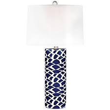 Scale Sketch Navy Blue And White Ceramic Table Lamp 9v596 Lamps Plus Table Lamp Room Lamp Led Table Lamp