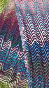 Kleines Wellenmuster Stricken Wellenmuster Wellenmuster Schal Stricken Muster