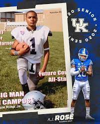 Kentucky Football On Instagram How It Started How It S Going Aj Rose X Ukseniorweek In 2021 Kentucky Football Uk Football Football