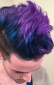 It's a good color for men's curly hair too because it draws attention to your beautiful ringlets. 15 New Guy With Blue Hair Mens Hairstyles 2014 Dyed Hair Men Mens Hair Colour Men Hair Color