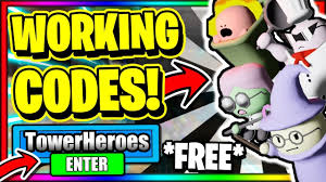 Get the new latest code and by using the new active tower heroes codes, you can get some free coins and skin, which. All New Secret Op Working Codes Roblox Tower Heroes Youtube