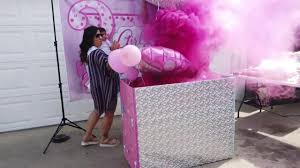 Diy Gender Reveal Box Youtube