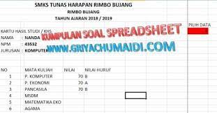 Soal essay spreadsheet kelas 10 semester 1. Kumpulan Soal Uas Spreadsheet Pilihan Ganda Lengkap Jawaban Bagian 1 Griyachumaidi Com