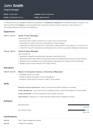 Black and white minimalist digital marketer resume. 20 Professional Resume Templates For Any Job Download