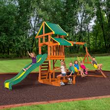 Awesome Outdoor Playground For Kids You Re Able To Teach Your Children To Surf And Swim For Wooden Swing Set Backyard Playground Swing Set