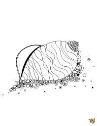 coloriage drole de coquillage zen pour adultes animal coloring pages to print puzzles australie les enfants coloriages