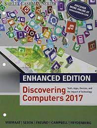 Find pdf shelly cashman series discovering computers & microsoft office 365 & office 2016: Discovering Computers C 2017 Shelly Cashman Series 1st Edition Iitae Ltd