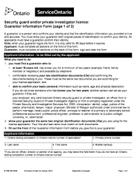 Check spelling or type a new query. Guarantor Form For Security License Ontario Fill Out And Sign Printable Pdf Template Signnow