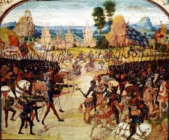 Infantry Tactics At The Battle Of Crecy 26 August 1346 Medieval Tapestry Battle Medieval