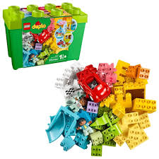Lego Duplo Classic Deluxe Brick Box Starter Set With Storage Box 10914 Lego Duplo Educational Toys For Toddlers Lego Duplo Sets