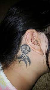 Healed Tattoo Tattoos Behind Ear Tattoo Ear Tattoo