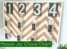 Chore Chart With Mason Jars Live Craft Love