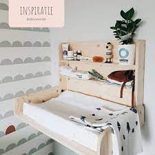 i n s p i r a t i e ideeen voor jullie babykamers babywoods wandcommode babyquotes zwanger zwan hippe kinderkamer kinderkamer meubels aankleedkussen